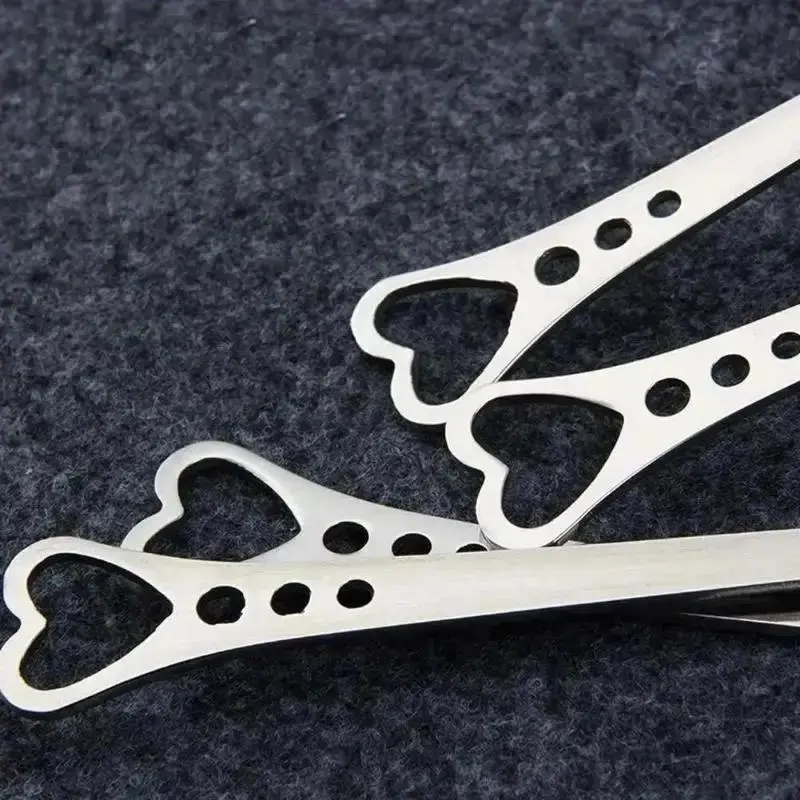 New 2Pcs Heart Shape Stainless Steel Coffee Spoon Dessert Sugar Stirring Ice Cream Yogurt Honey Spoon Kitchen Home Supplies