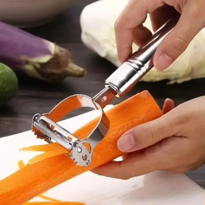 New Stainless Steel Peeler Fruit Vegetable Multifunction Grater Julienne Peelers Slice Melon Potato Carrot Cucumber Kitchen Tool