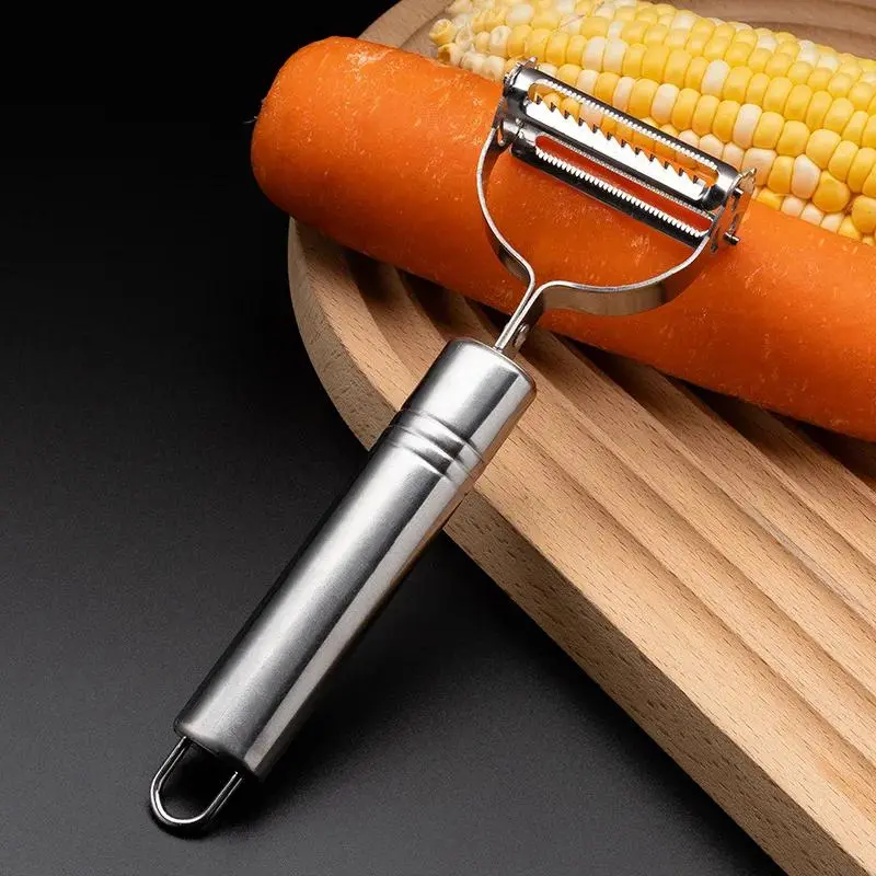 New Stainless Steel Peeler Fruit Vegetable Multifunction Grater Julienne Peelers Slice Melon Potato Carrot Cucumber Kitchen Tool