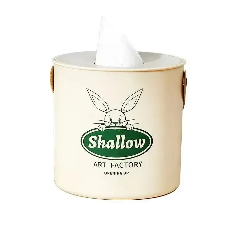 1pcs Fresh Round Toilet Roll Paper Tissue Box Living Room Bedroom Napkin Holder Storage Home Toilet Paper Storage Box Home Goods
