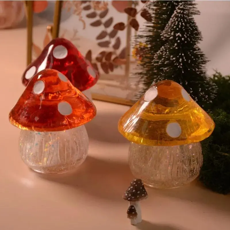 Mushroom Storage Box Mold Crystal Epoxy Container Jewelry Casting Mould Silicone Mold For Resin DIY Crafts Making Home Decors