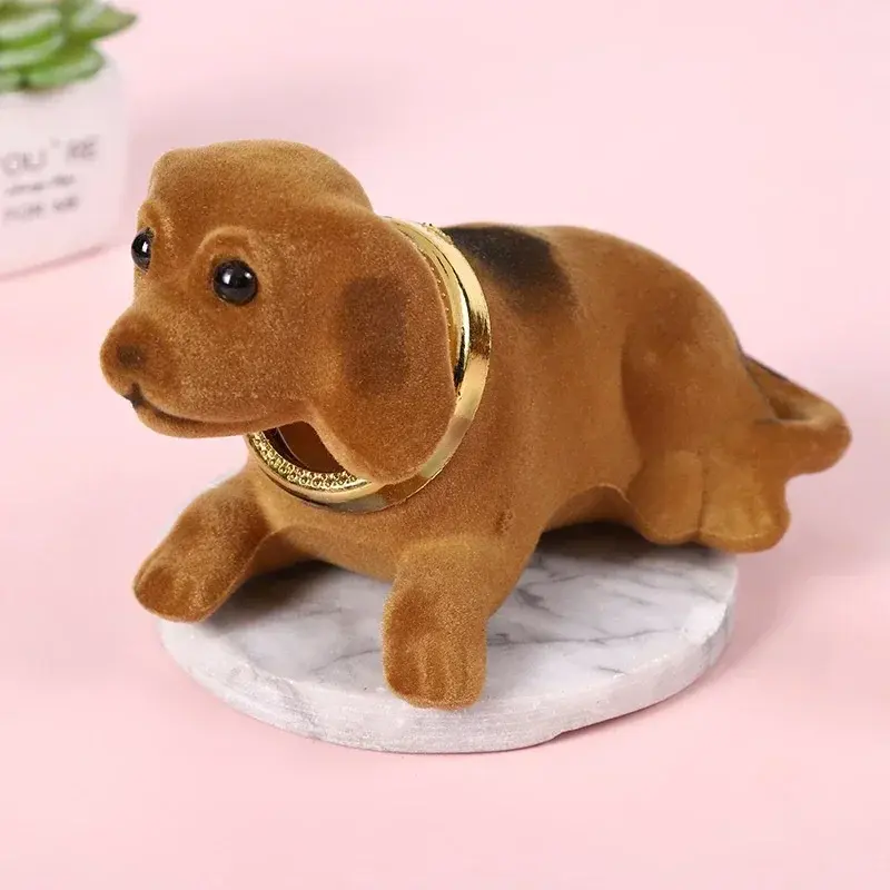 1pcs Car Ornaments Bobble Head Dog Doll Car Dashboard Toy Cute Nodding Puppy Car Interior Accessories Children Gift