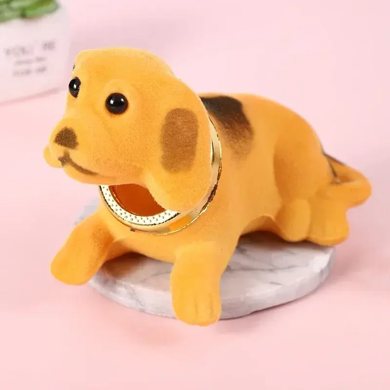 1pcs Car Ornaments Bobble Head Dog Doll Car Dashboard Toy Cute Nodding Puppy Car Interior Accessories Children Gift