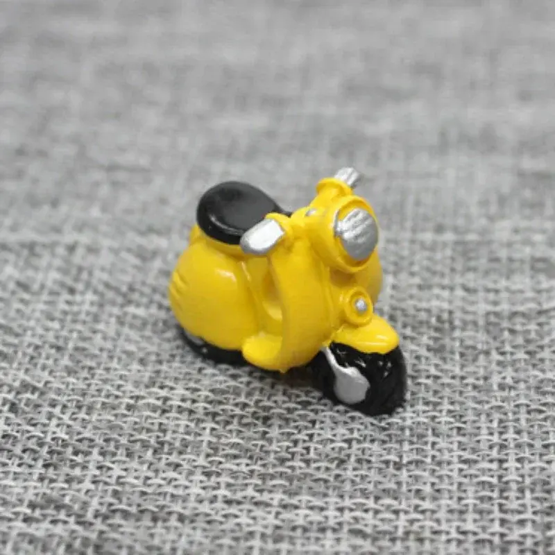 Mini Motorcycle Tricycle Micro Landscape DIY Small Ornaments Doll Cake Decoration Succulent Plant Combination Potted