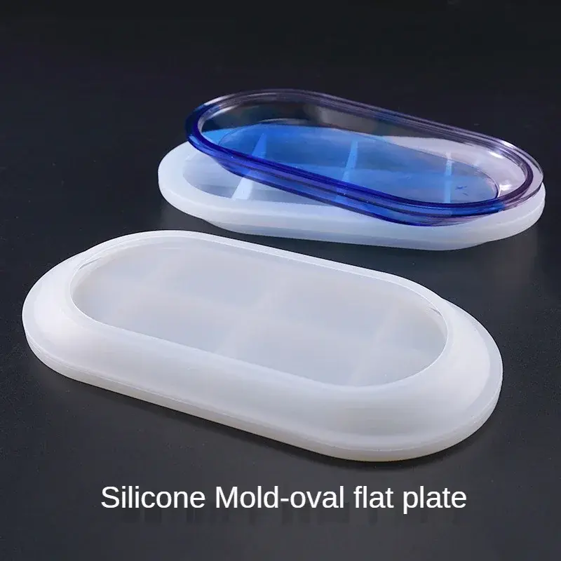 New Diy Handmade Creative Molds Dish Silicone Mold Round Coaster Making Epoxy Resin Art Coaster Epoxy Resin Molds Accessories