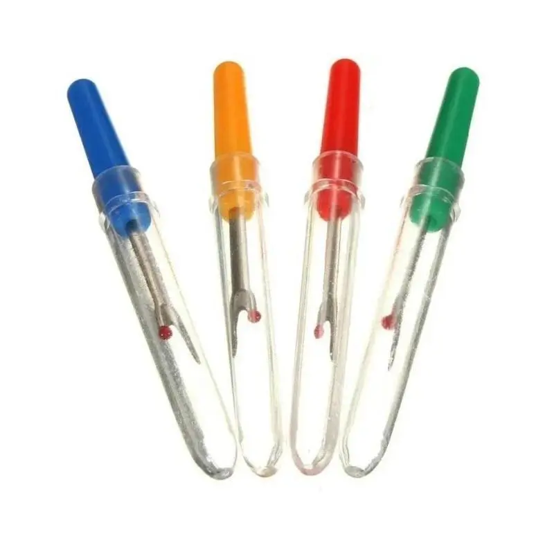 4 Pack Multiple Colors Plastic Handle Seam Ripper Suitable Home Thread Cutter Sewing Tools DIY Cloth Sewing Supplies Accessory