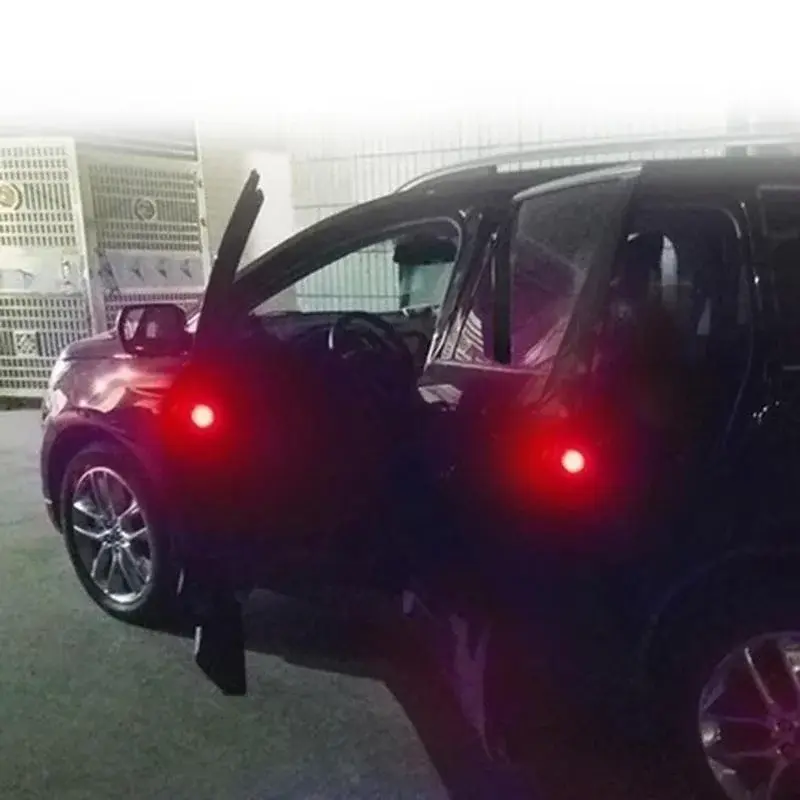 2pcs Car Door Safety Anti-collision Warning Light Door Burst Light LED Anti Rear End Sensing Light Door Opening Light Hint Light