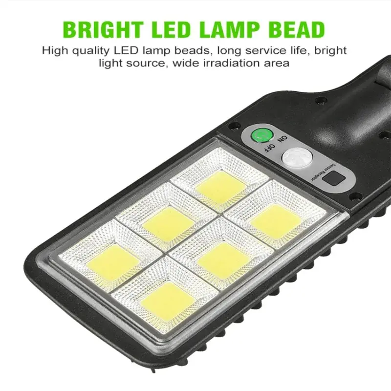 COB/LED Practical Street Garden Decoration Led Suitable Solar Light Outdoor Lamp Powered Sunlight Wall Waterproof Motion Sensor