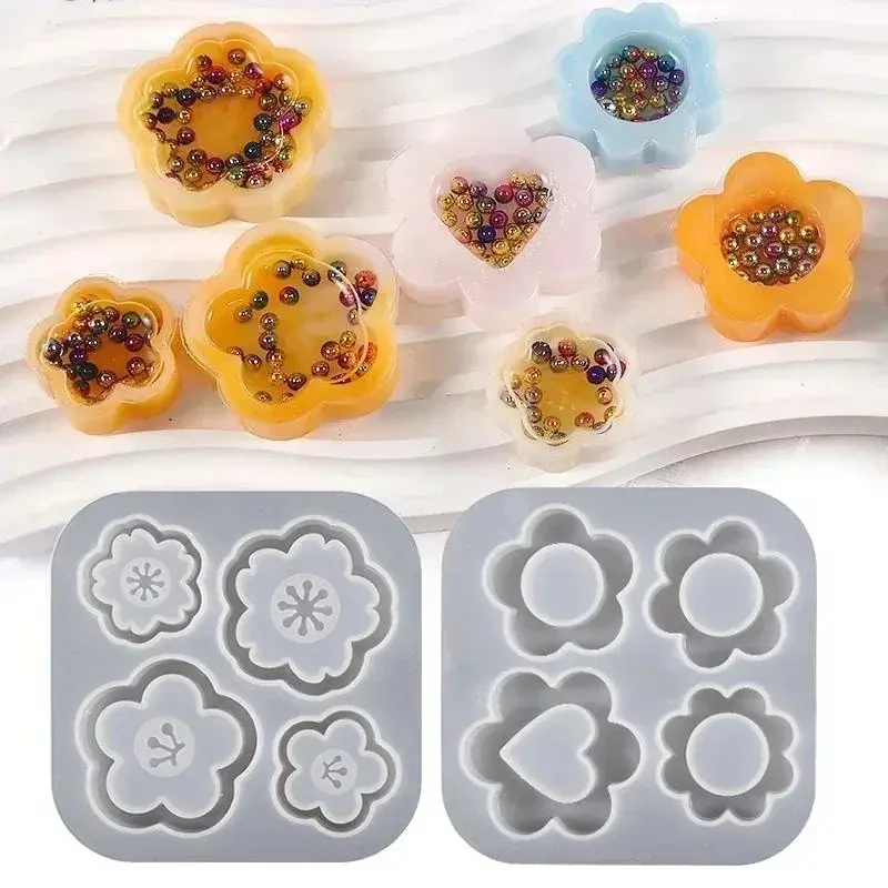 DIY Handmade Creative Flower Sakura Silicone Mold Epoxy Resin Quicksand Crystal Mold Jewelry Making Supplies Crafts Accessories