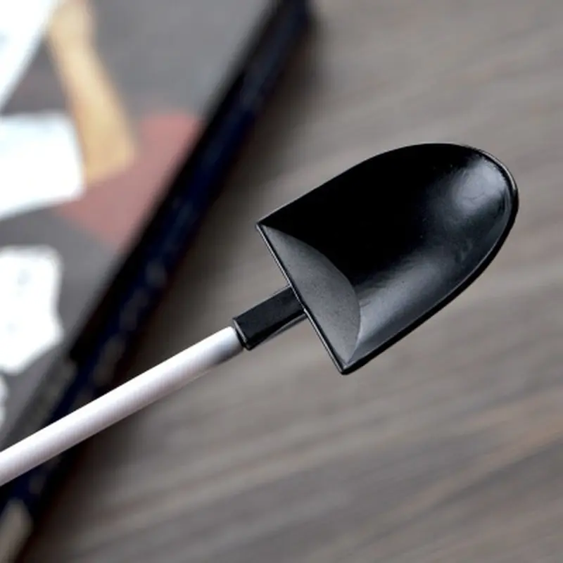 10Pcs Plastic Disposable Mini Shovel Spoon Potted Ice Cream Cake Spoon Kids Dessert Tea Coffee Spoons Party Kitchen Supplies