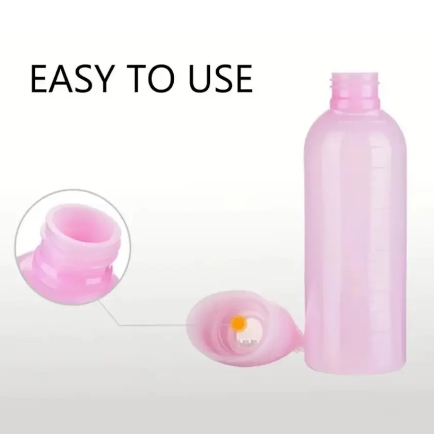 120 ML Hair Dye Bottle Hair Washing Tool Applicator Brush Dispensing Salon Hair Coloring Dyeing Girls Self Equipped Toothed Comb