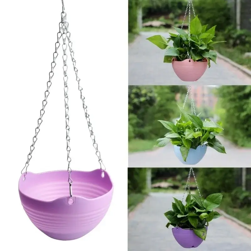 Creative Plastic Hanging Succulent Plant Hanging Flower Pot Personality Large Diameter Plant Pot