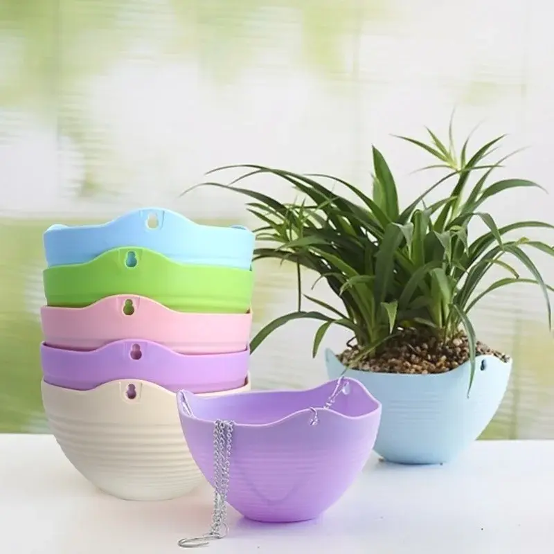 Creative Plastic Hanging Succulent Plant Hanging Flower Pot Personality Large Diameter Plant Pot