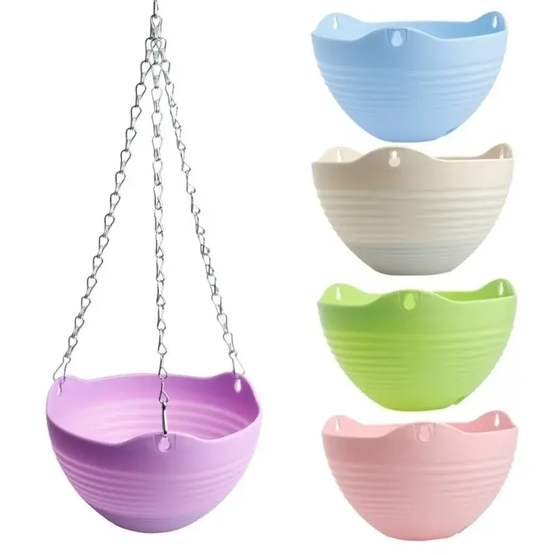 Creative Plastic Hanging Succulent Plant Hanging Flower Pot Personality Large Diameter Plant Pot