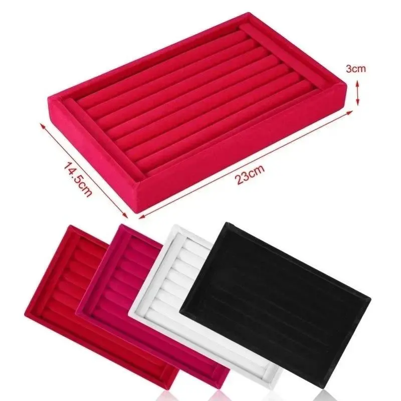 New Retro Texture Ring Plate Women's Jewelry Earring Suitable Home Jewelry Necklace Display Rack Plate Ornament Storage Box