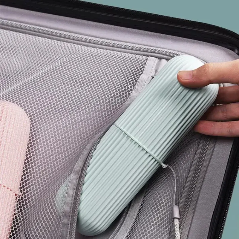 Outdoor Holder Bathroom Accessorie Travel Portable Toothbrush Toothpaste Holder Storage Case Box Organizer Household Storage Cup