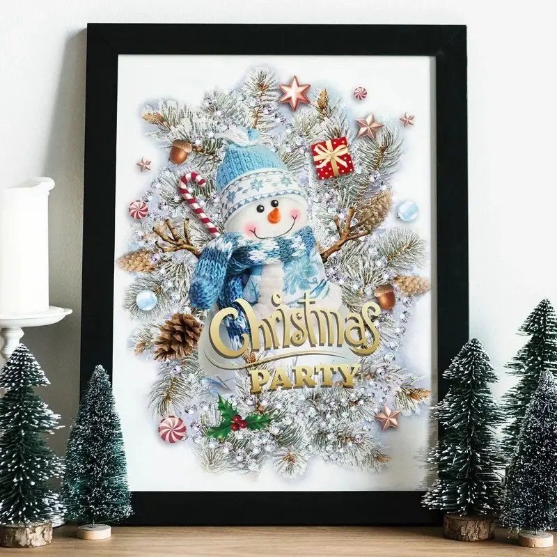 New Home Decoration Wall Stickers Christmas Tree Snowman Glass Window Living Room Home Wallpaper Art Removable New Year Decals