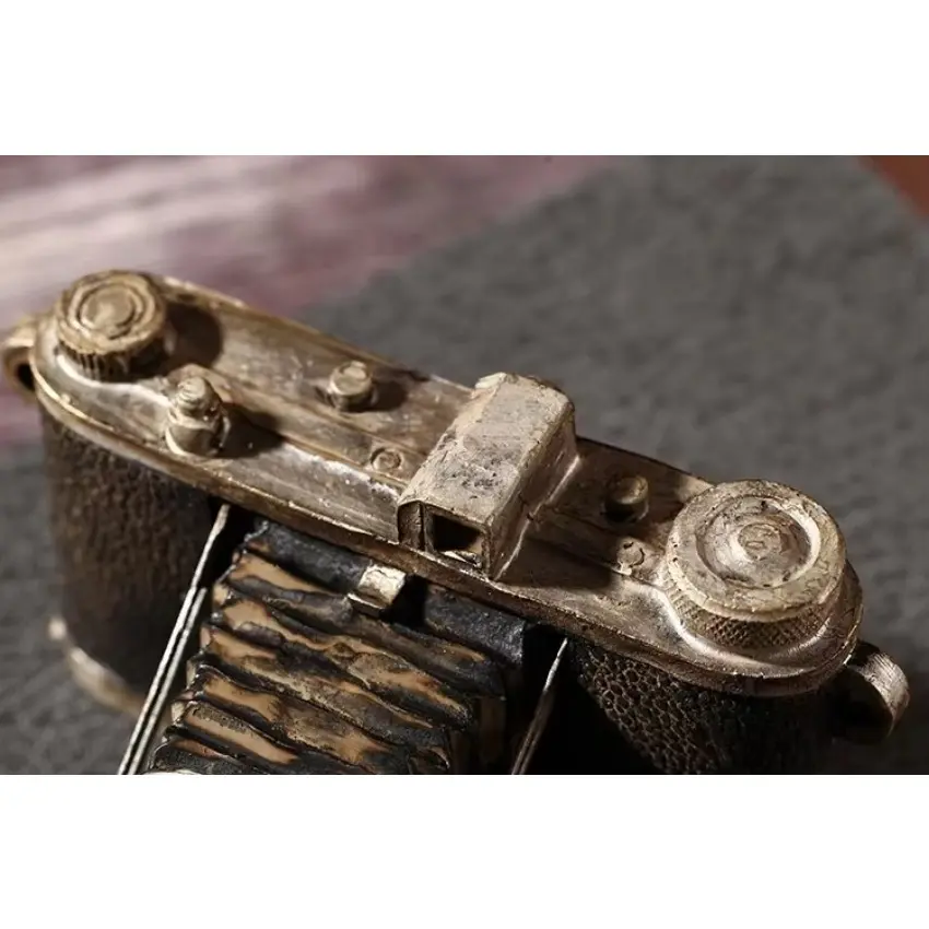 New Office Decorations Home Living Room Imitation Chic Bar Mini Antique Vintage Retro Camera Model Display Desktop Resin Crafts