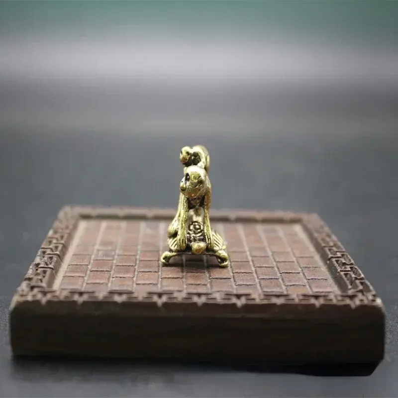 New Home Decor Brass Lucky Monkey Crafts Ornaments Generation Desk Decorations Creative Gifts Living Room Garden Accessories