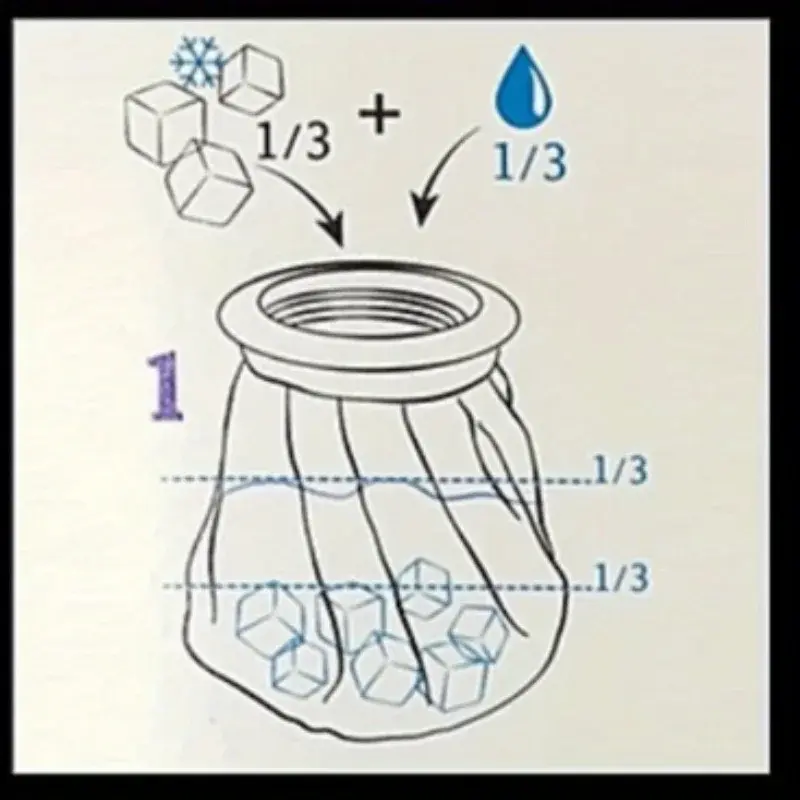 Ice Packs for Cold and Hot Compress Therapy, Home Water Injection