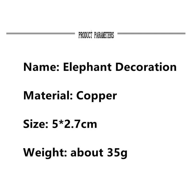 Creative Antique Mini Elephant Figurines For Home Decoration Office Tea Pet Desktop Animal Ornaments Bronze Carving Handles