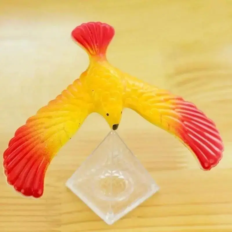1 Pcs High Quality Novelty Amazing Balance Eagle Bird Toy Magic Maintain Balance Home Office Fun Learning Gag Toy For Kid Gift