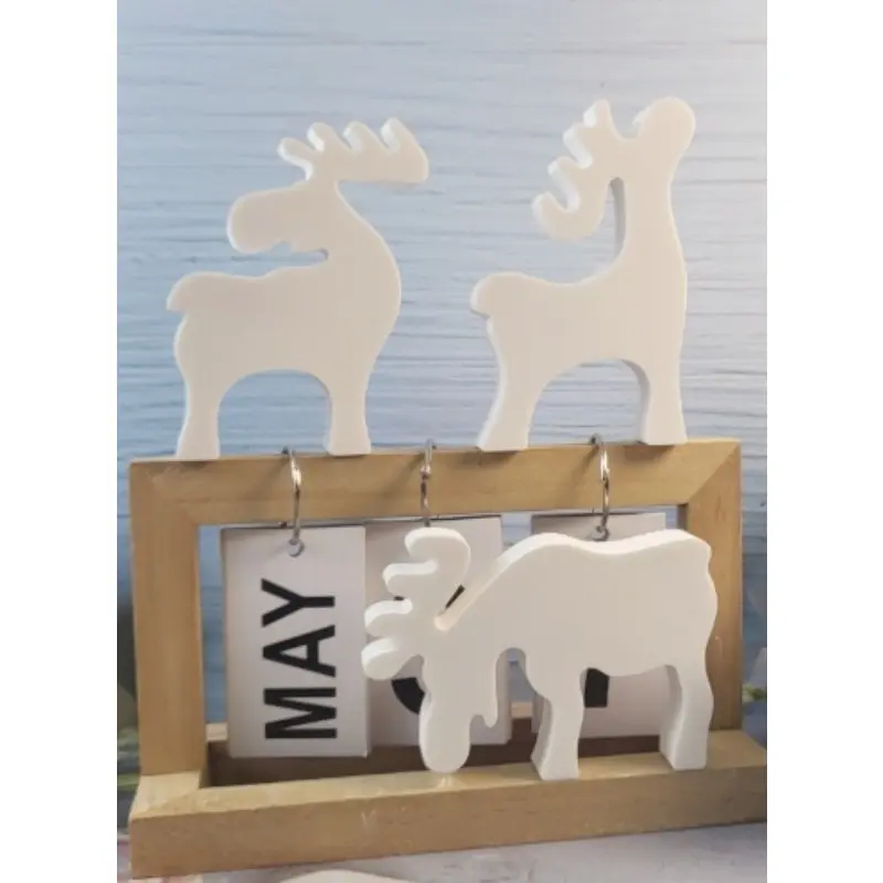 Funny Elk Silicone Mold Cupcake Decorating Mold Three Elk Design Christmas Deer Elk Silicone Gum Paste Mold Cake Decorating Tool