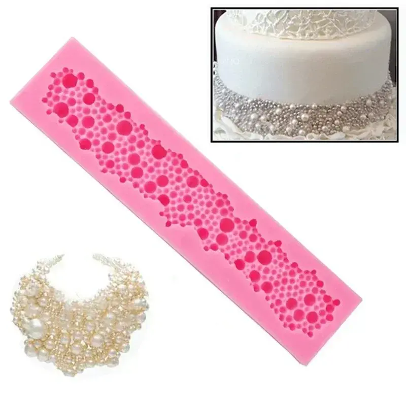 Baking Handmade Creative Molds Tools Pearls Fondant Cake Mould New Design Round Silicone Bubbles Cake Decor Kitchen Baking Molds