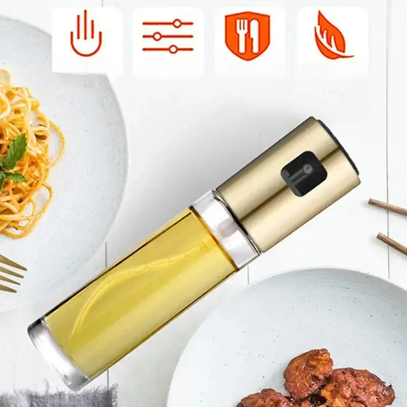 Useful Kitchen Portable Spray Bottle Oil Sprayer Oiler Pot BBQ Barbecue Cooking Tool Can Pot Cookware Household Storage Tool