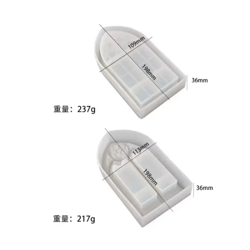 1 PC Cabinet Storage Box Silicone Mold Jewelry Display Rack Tray Mold Window Resin Mold Use On Multiple Occasions Home Supplies