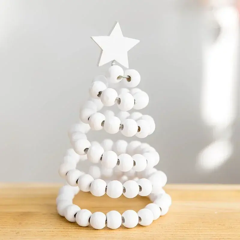Christmas Tree Decorations Creative Nordic Wooden Christmas Tree Desktop Small Ornaments Decoration