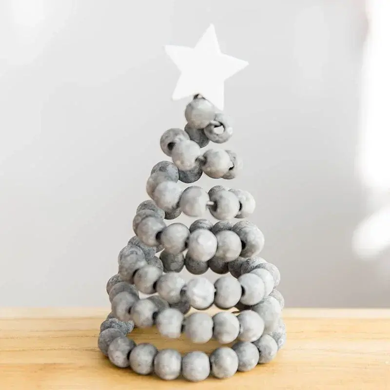 Christmas Tree Decorations Creative Nordic Wooden Christmas Tree Desktop Small Ornaments Decoration