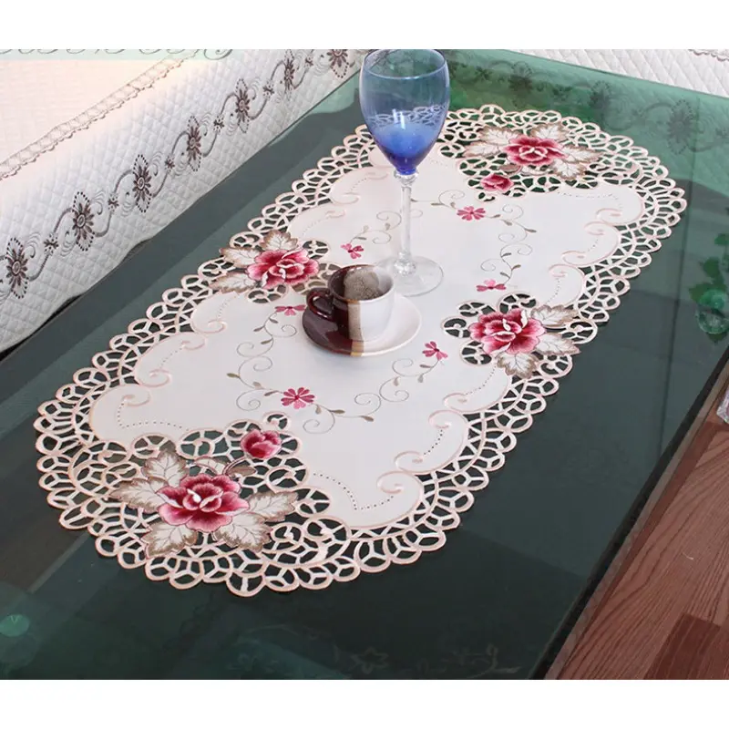 Printed Tablecloths Home Decor Rectangular Party Stain Resistant Tablecloth Dust Cover Side Table Wedding Decoration Supplies