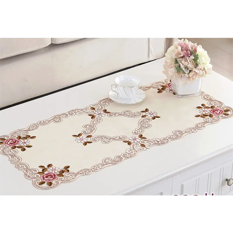 Printed Tablecloths Home Decor Rectangular Party Stain Resistant Tablecloth Dust Cover Side Table Wedding Decoration Supplies
