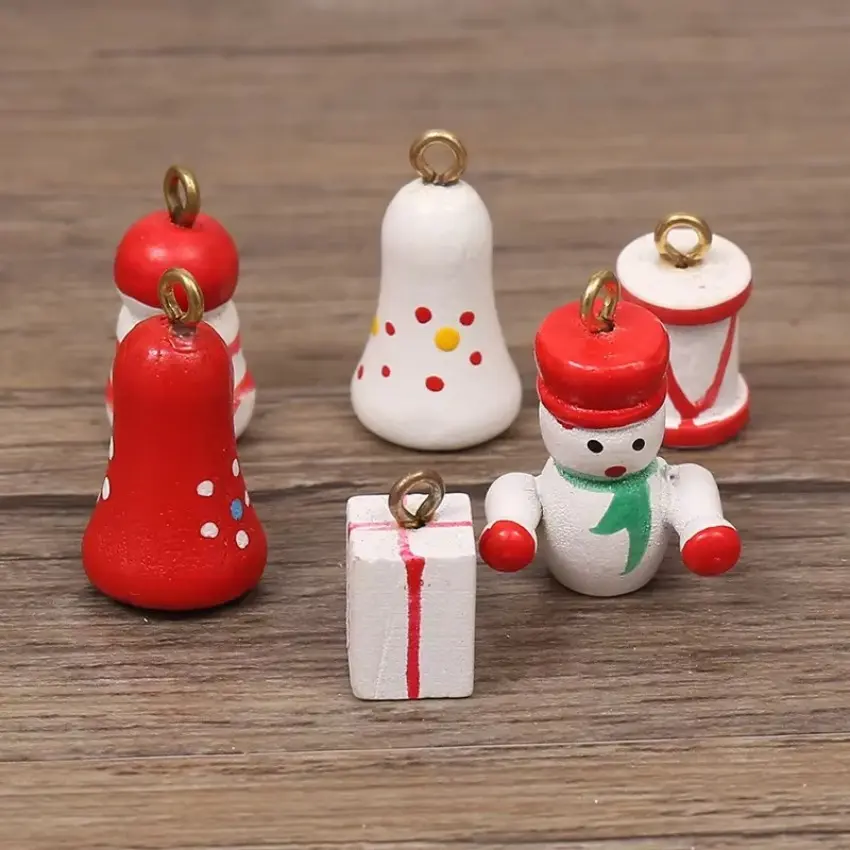 1 Pcs Decorations Creative Wooden Christmas Tree Ornament Home Desktop Party Decor New Year Kids Gifts Home Decoration Crafts
