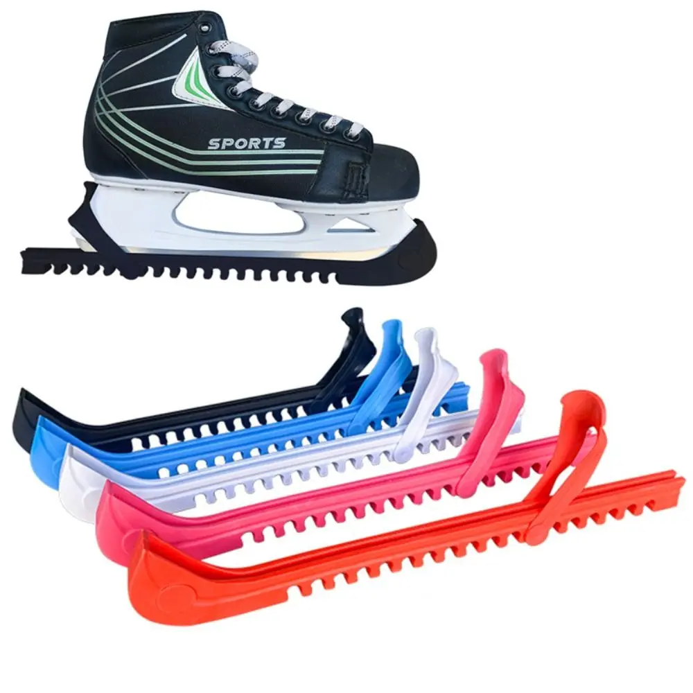 1 Pair Universal Non-Slip Ice Blade Protector Protector Sleeve Adjustable Ice Skate Guards Wear-Resistant Ice Skate Blade Guards