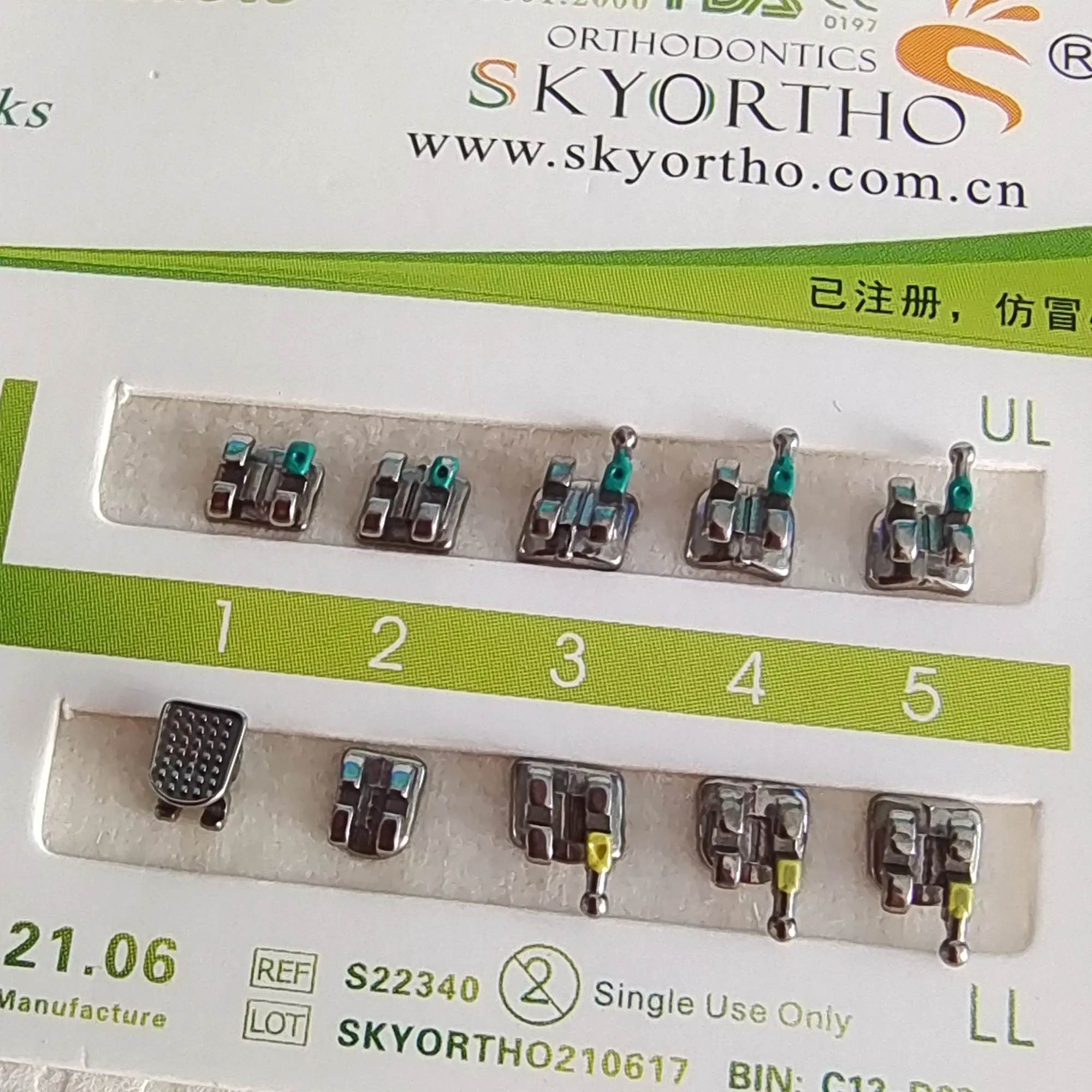 10 Sets Teeth Braces Mini Roth 022 345 Hooks MIM Metal Dental Brackets Mesh Base Orthodontis Accessories braces for teeth