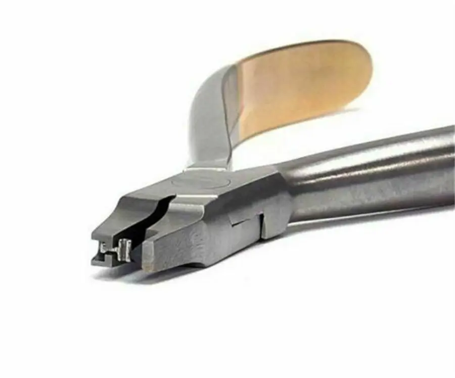 Dental Orthodontic Pliers Crimpable Hook Placement Pliers Stainless Steel Free Hook Clamp Orthodontic Forceps Dentistry