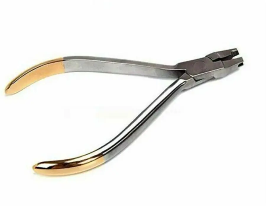 Dental Orthodontic Pliers Crimpable Hook Placement Pliers Stainless Steel Free Hook Clamp Orthodontic Forceps Dentistry