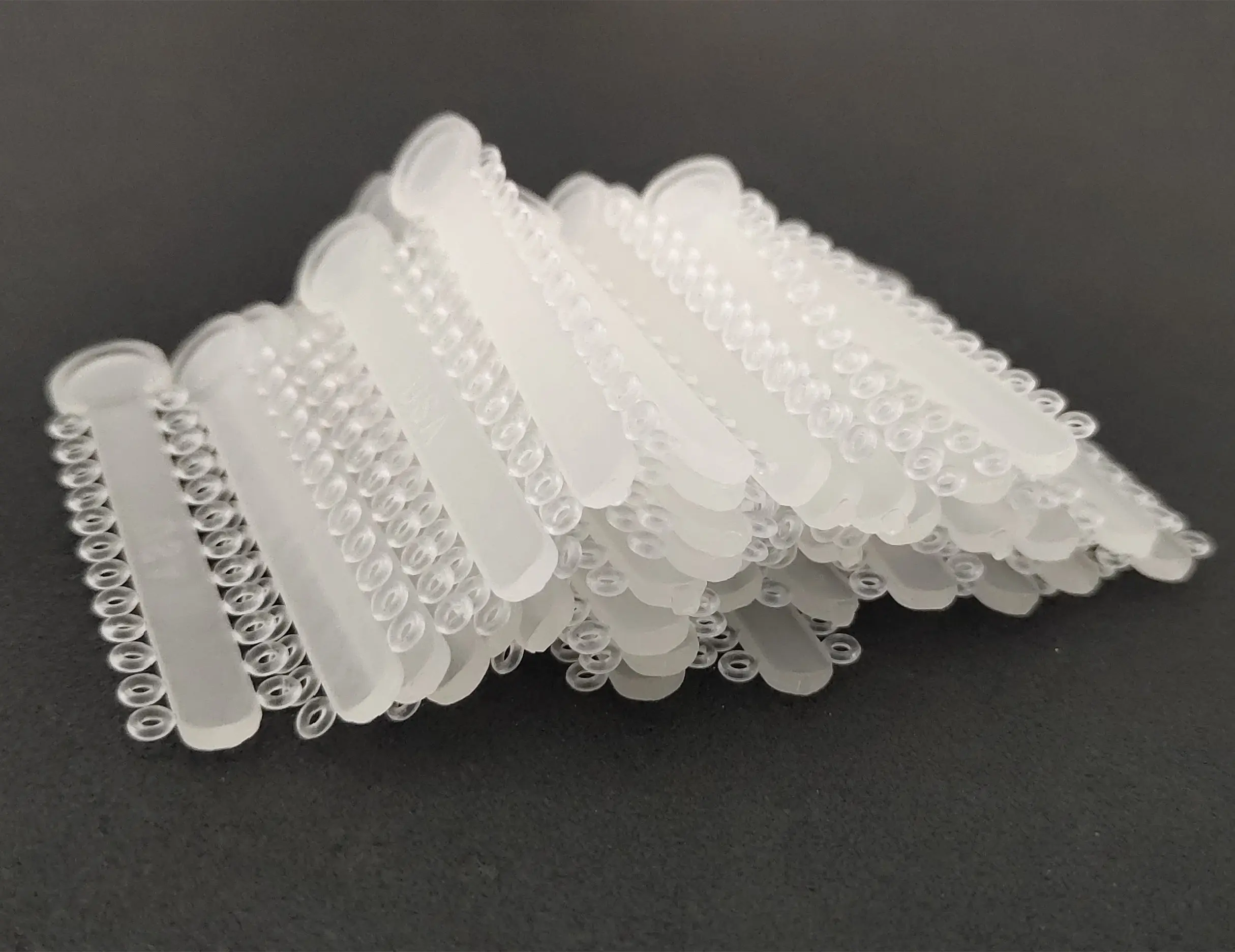 1008Pcs Dental Orthodontic Ligature Ties Elastic Rubber Bands Transparent Clear Color