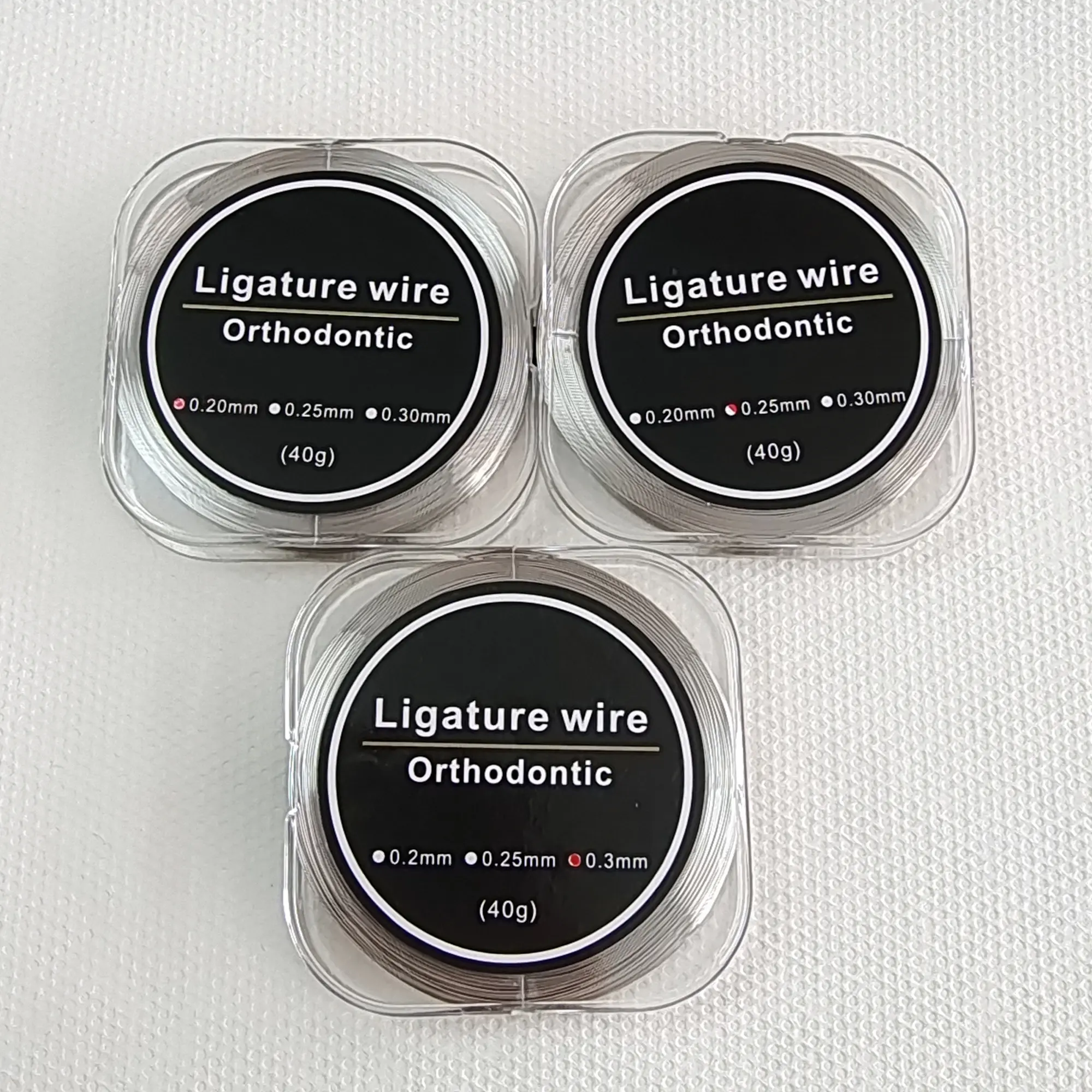 50g/Roll Dental Orthodontic Ligature Wires Stainless Steel Ligating Wire 0.2/0.25/0.3mm Dentistry Materials for Teeth Braces