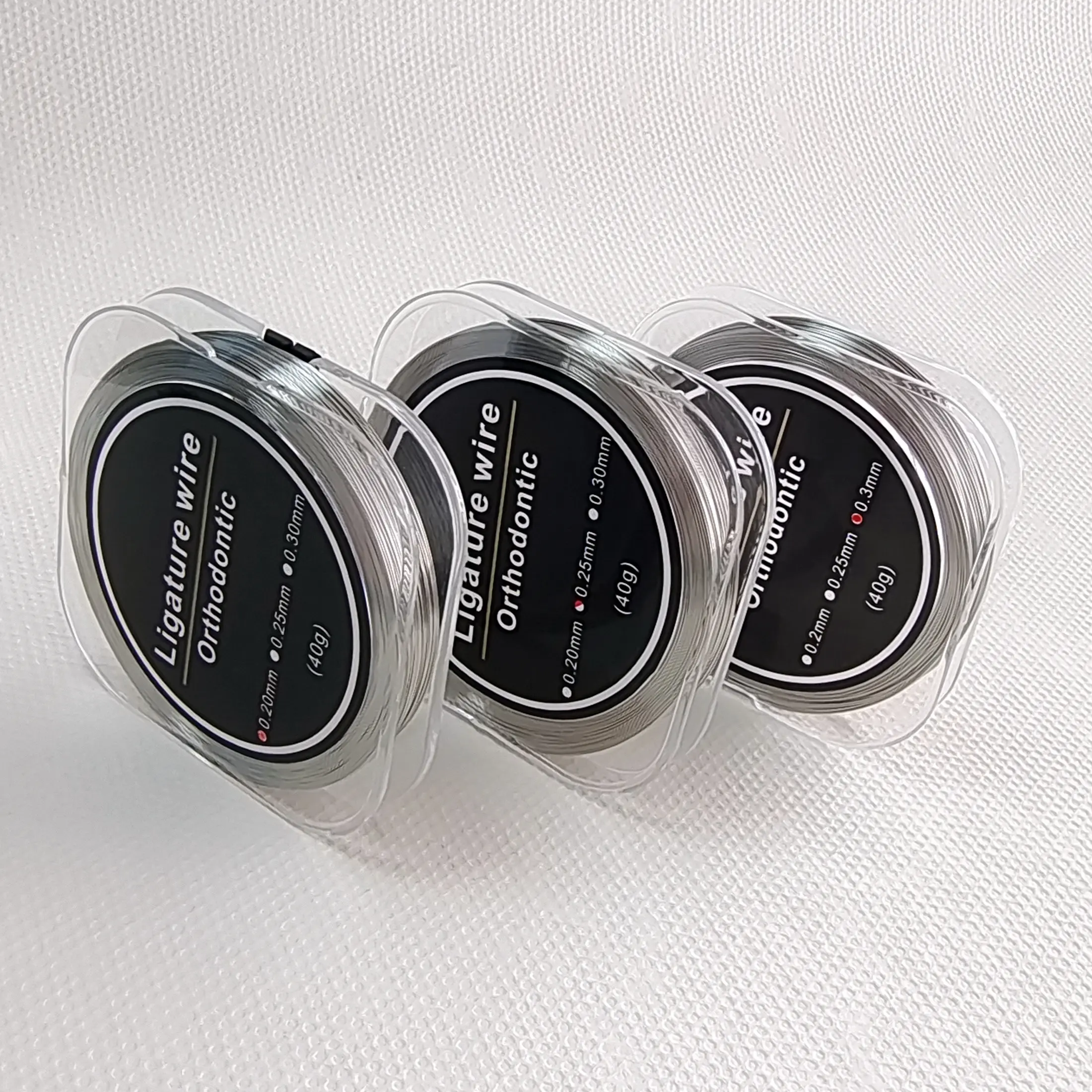 50g/Roll Dental Orthodontic Ligature Wires Stainless Steel Ligating Wire 0.2/0.25/0.3mm Dentistry Materials for Teeth Braces