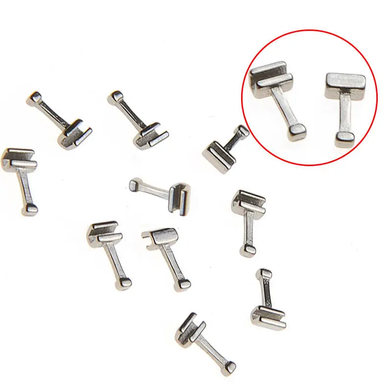 10 Packs Crimpable Hooks Open Surgical Hook Long Type 100 Pcs Dental Orthodontics Product