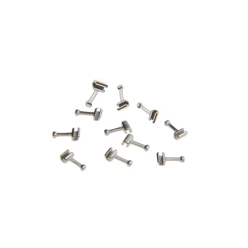 10 Packs Crimpable Hooks Open Surgical Hook Long Type 100 Pcs Dental Orthodontics Product