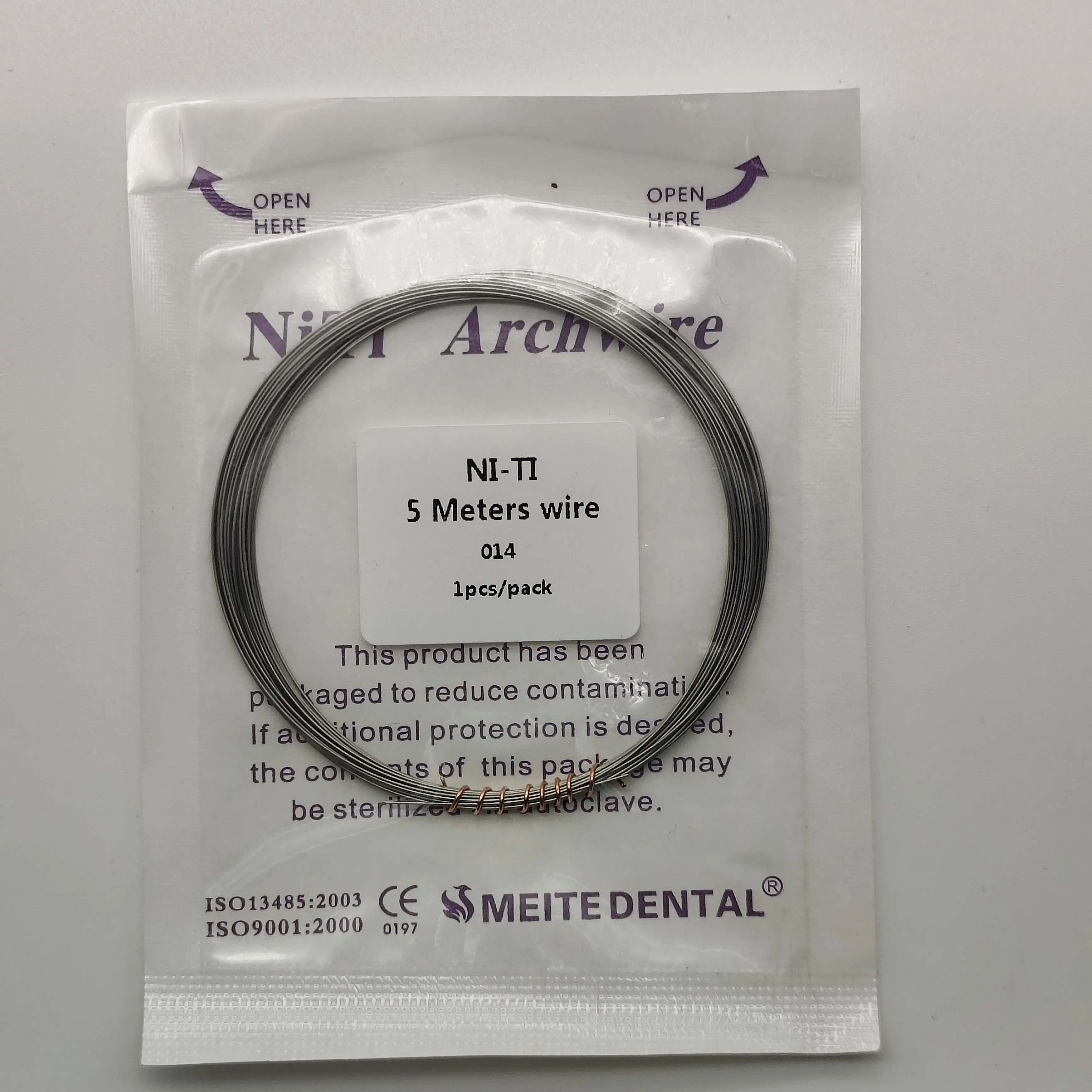 5m Dental Niti Straight Wire Ortodoncia Ortho Super Elastic ArchWire Round Arches Orthodontic  Dentistry Materials