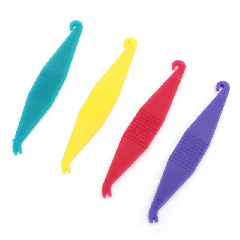 100Pcs/bag Mixed Color Dental Orthodontic Disposable Elastic Placing Hook Elastomeric Ligature Tie Placer Oral Tooth Care Tools