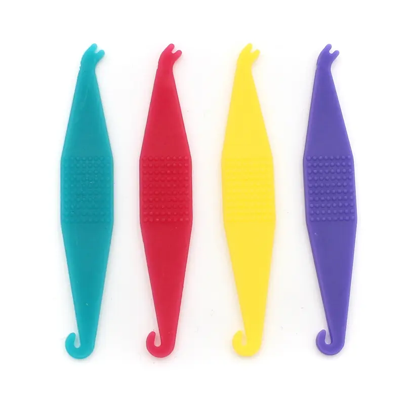100Pcs/bag Mixed Color Dental Orthodontic Disposable Elastic Placing Hook Elastomeric Ligature Tie Placer Oral Tooth Care Tools