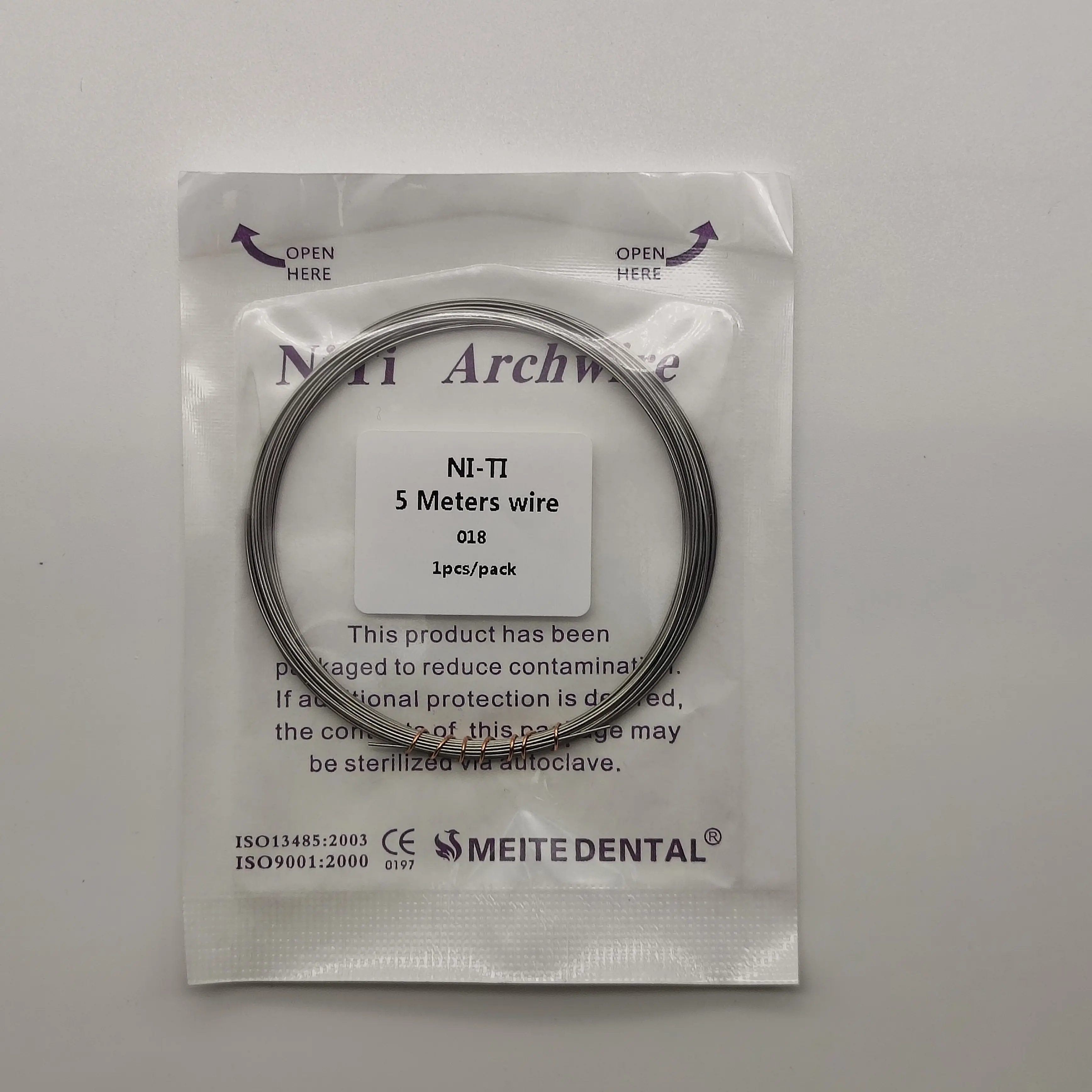 5m Dental Niti Straight Wire Ortodoncia Ortho Super Elastic ArchWire Round Arches Orthodontic  Dentistry Materials