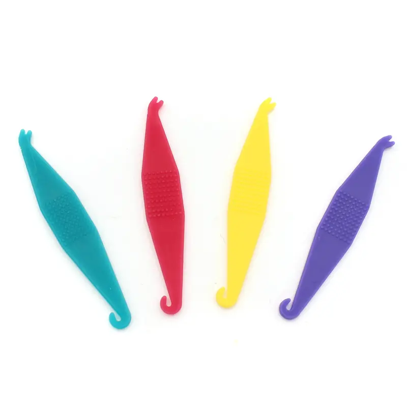 100Pcs/bag Mixed Color Dental Orthodontic Disposable Elastic Placing Hook Elastomeric Ligature Tie Placer Oral Tooth Care Tools