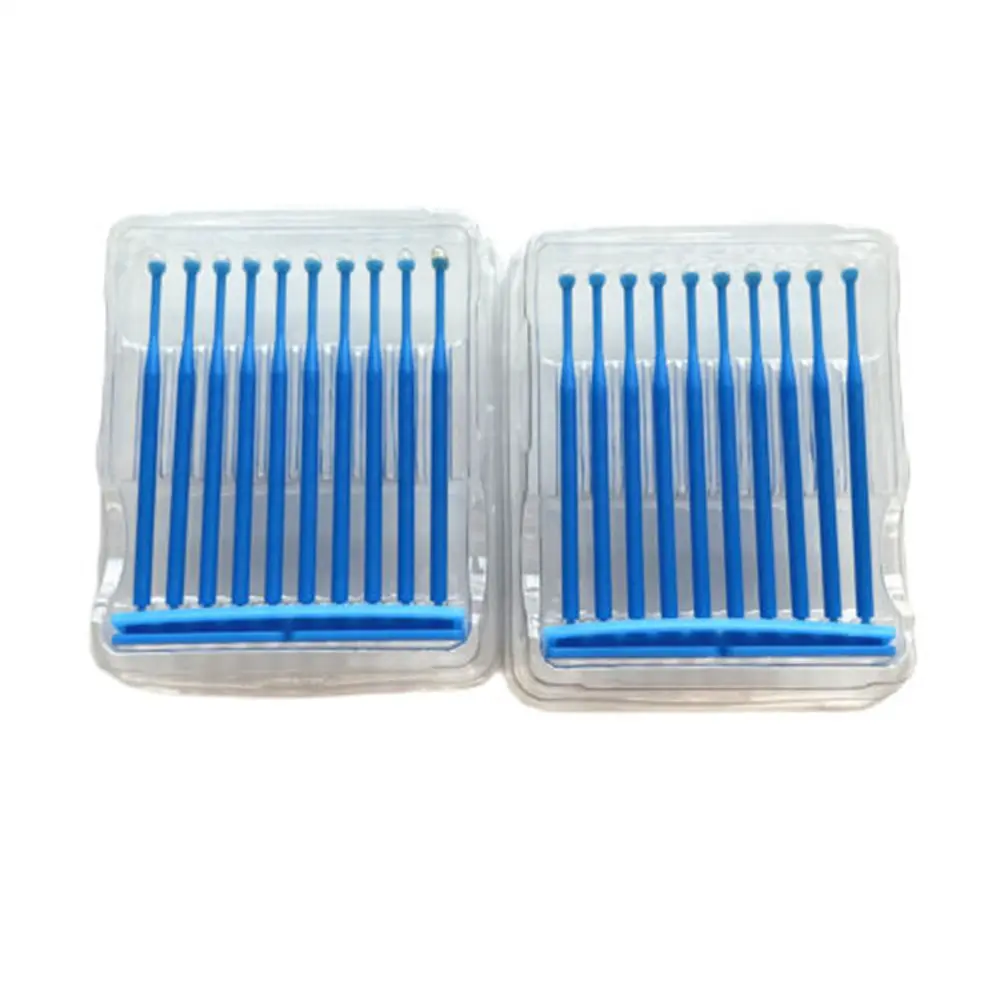 10pcs Dental Adhesive Tip Applicator for Tooth Crown Porcelain Veneer Disposable Health Care Dental Sticks Brush Dental Material